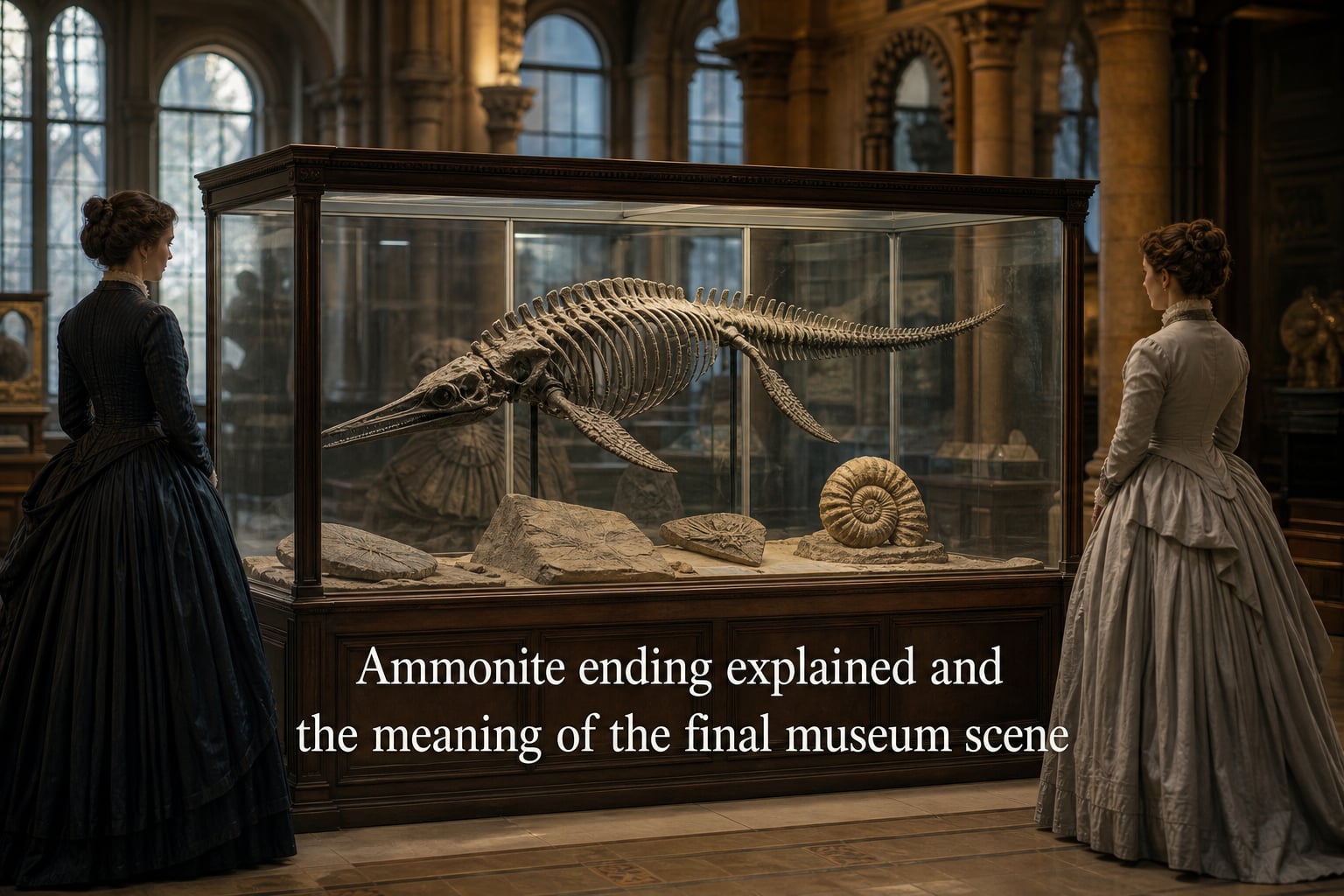 Ammonite ending explained and the meaning of the final museum scene