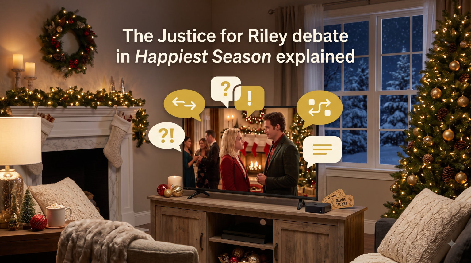 The Justice for Riley debate in Happiest Season explained