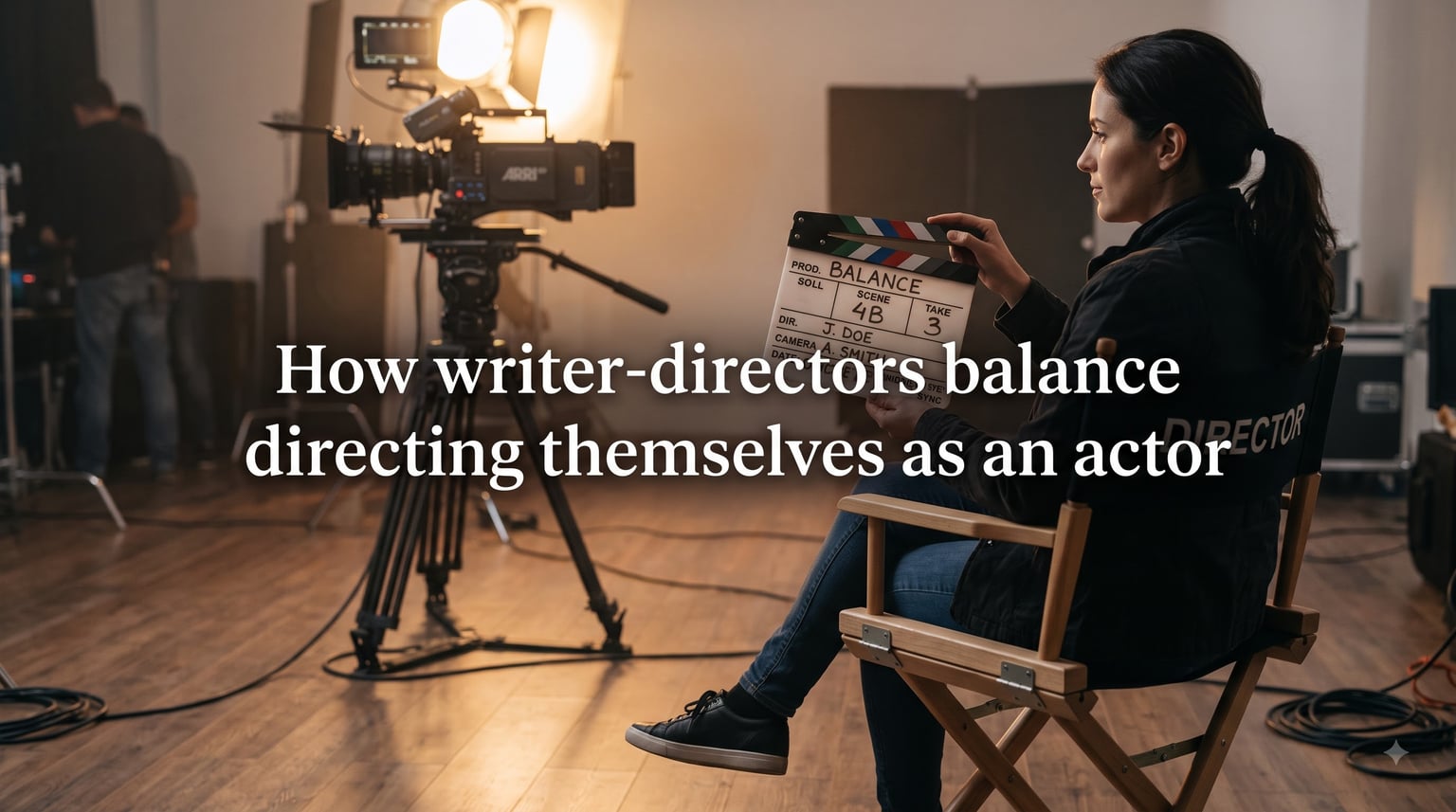 How writer-directors balance directing themselves as an actor