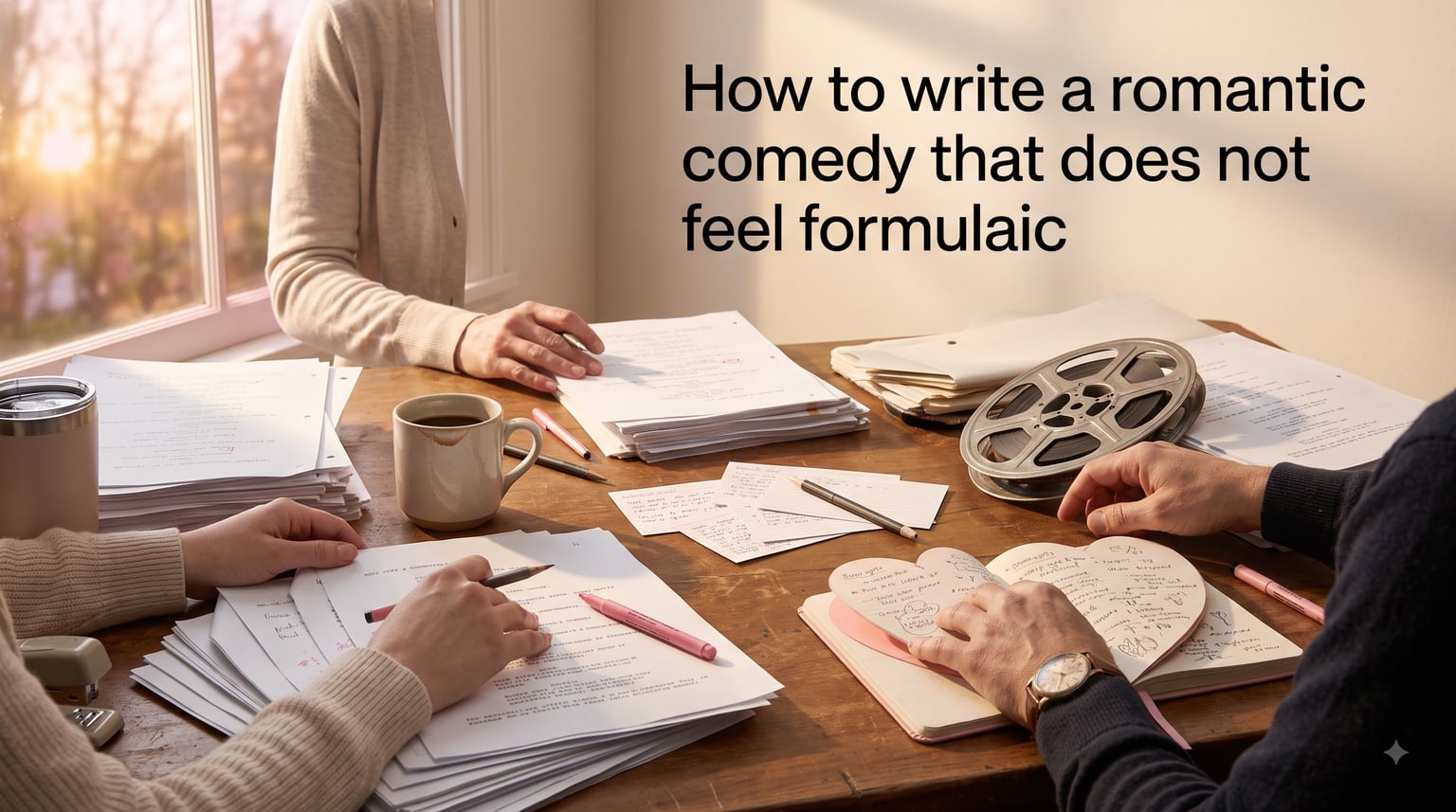 How to write a romantic comedy that does not feel formulaic