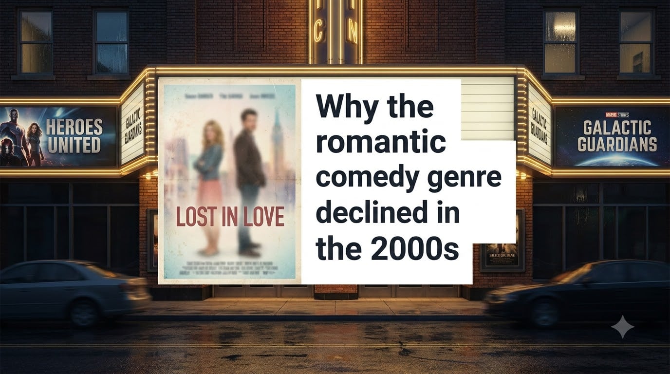 Why the romantic comedy genre declined in the 2000s