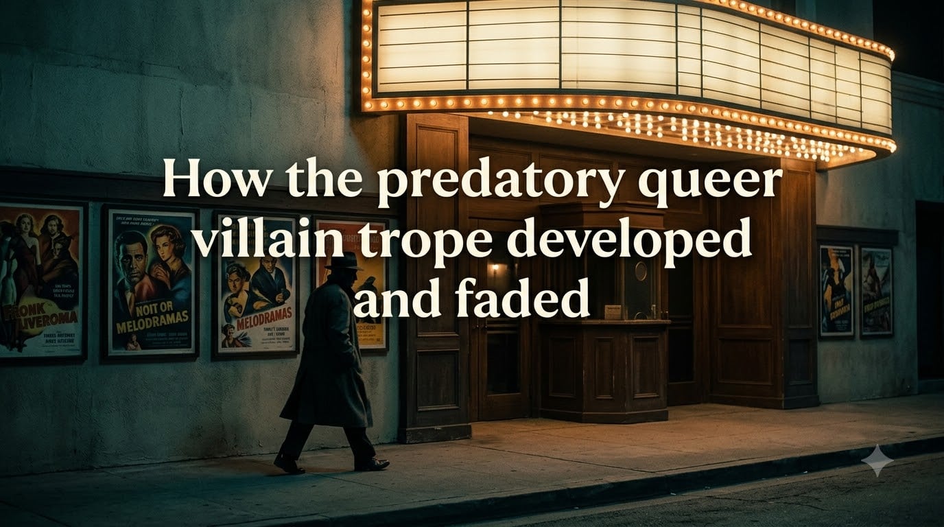 How the predatory queer villain trope developed and faded