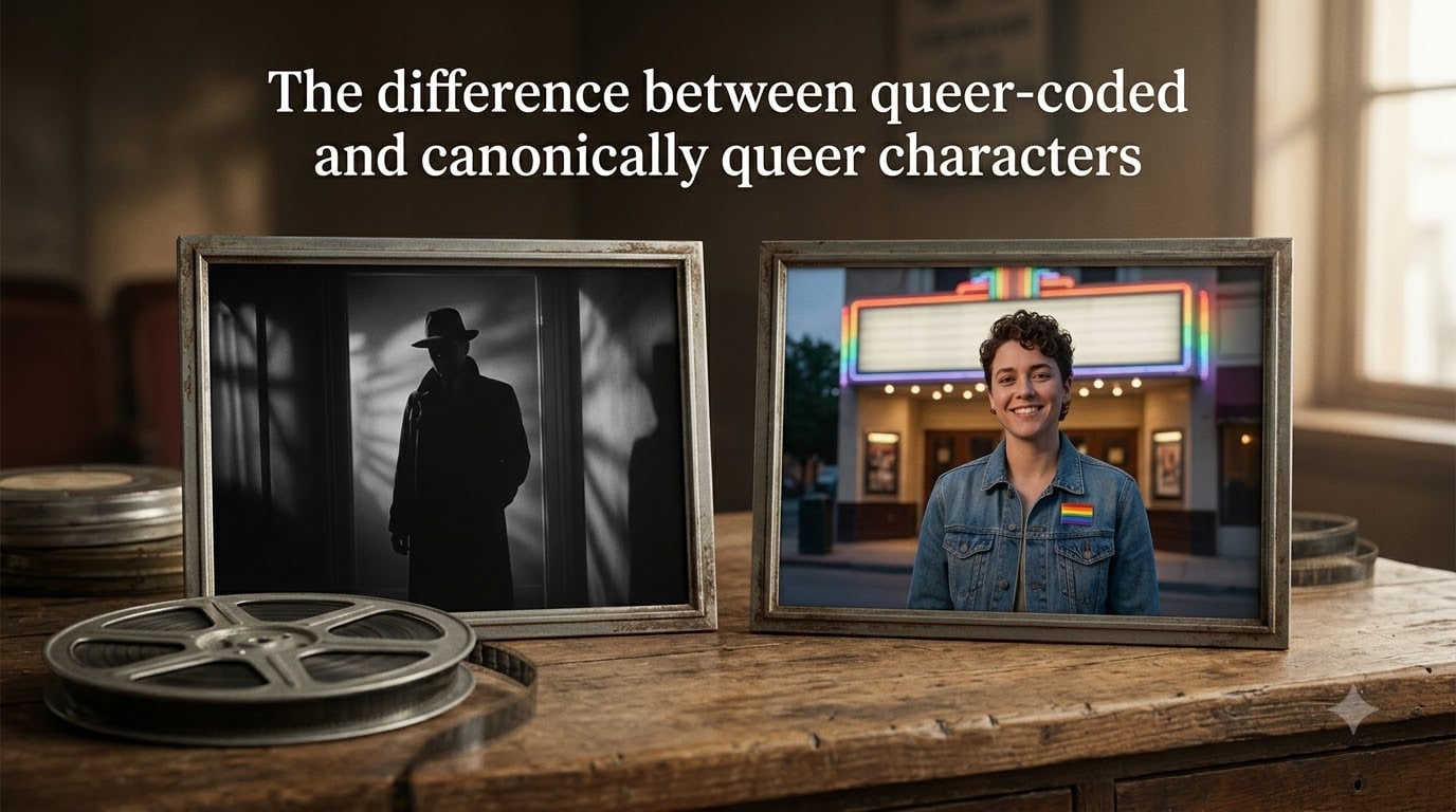 The difference between queer-coded and canonically queer characters