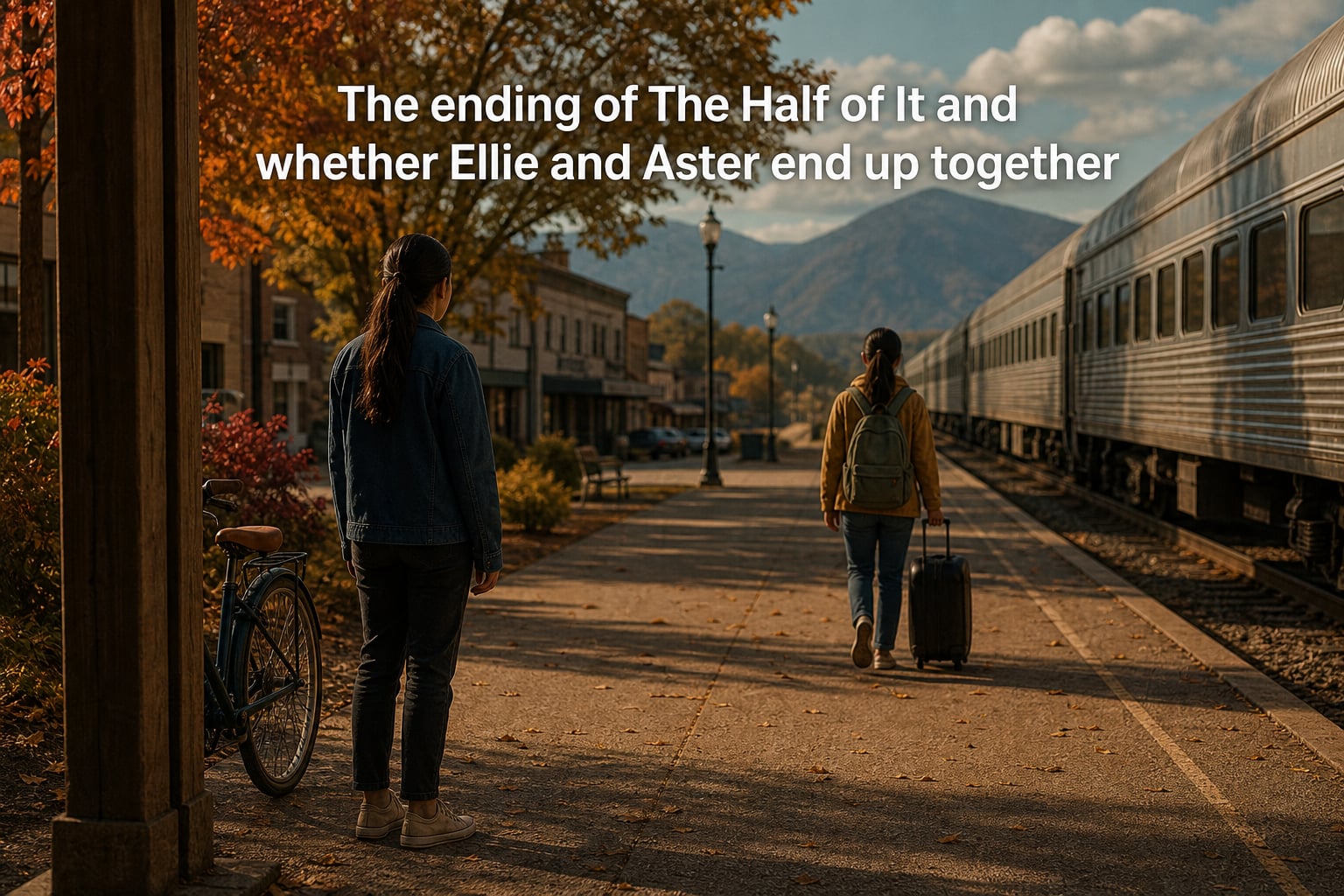 The ending of The Half of It and whether Ellie and Aster end up together