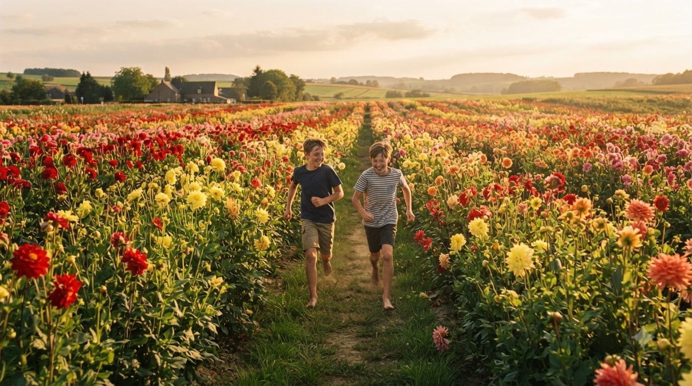 The symbolism of the flower fields in Close