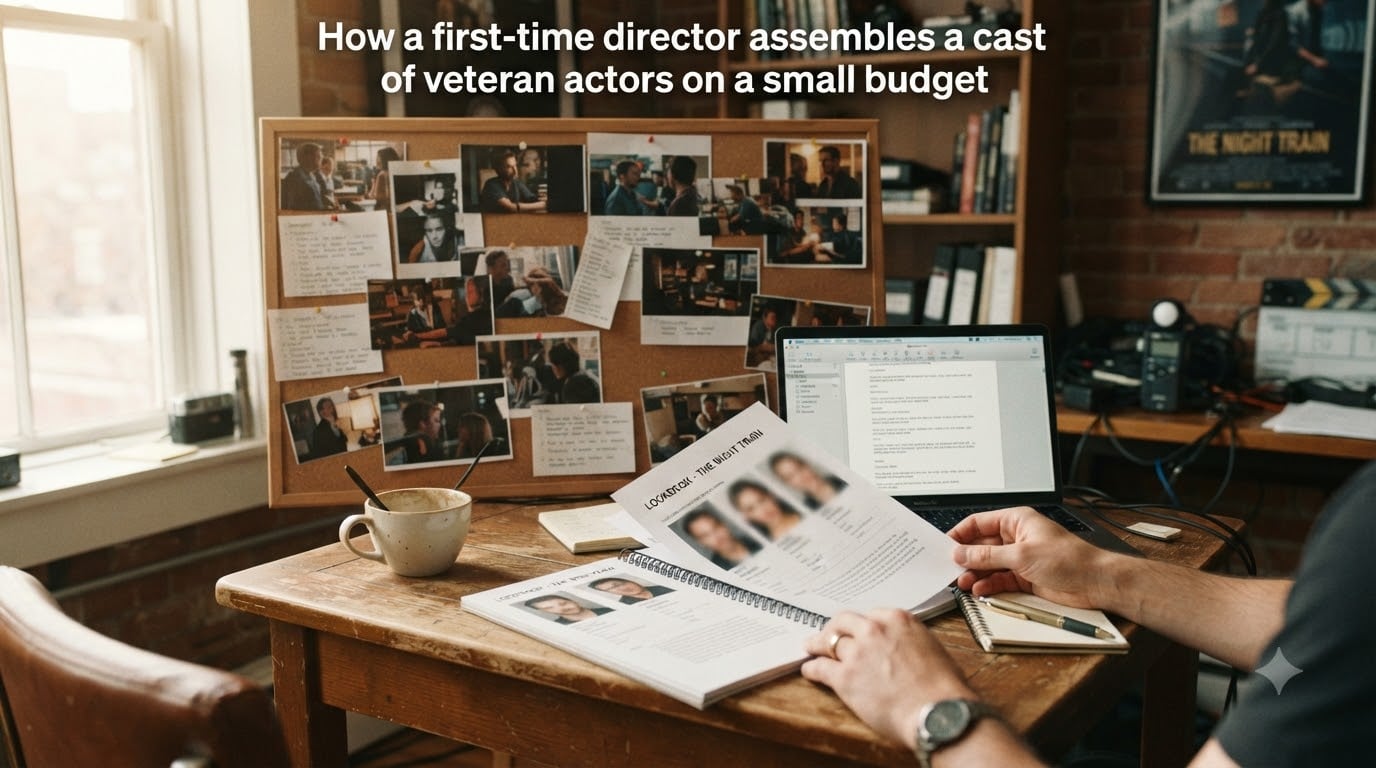 How a first-time director assembles a cast of veteran actors on a small budget
