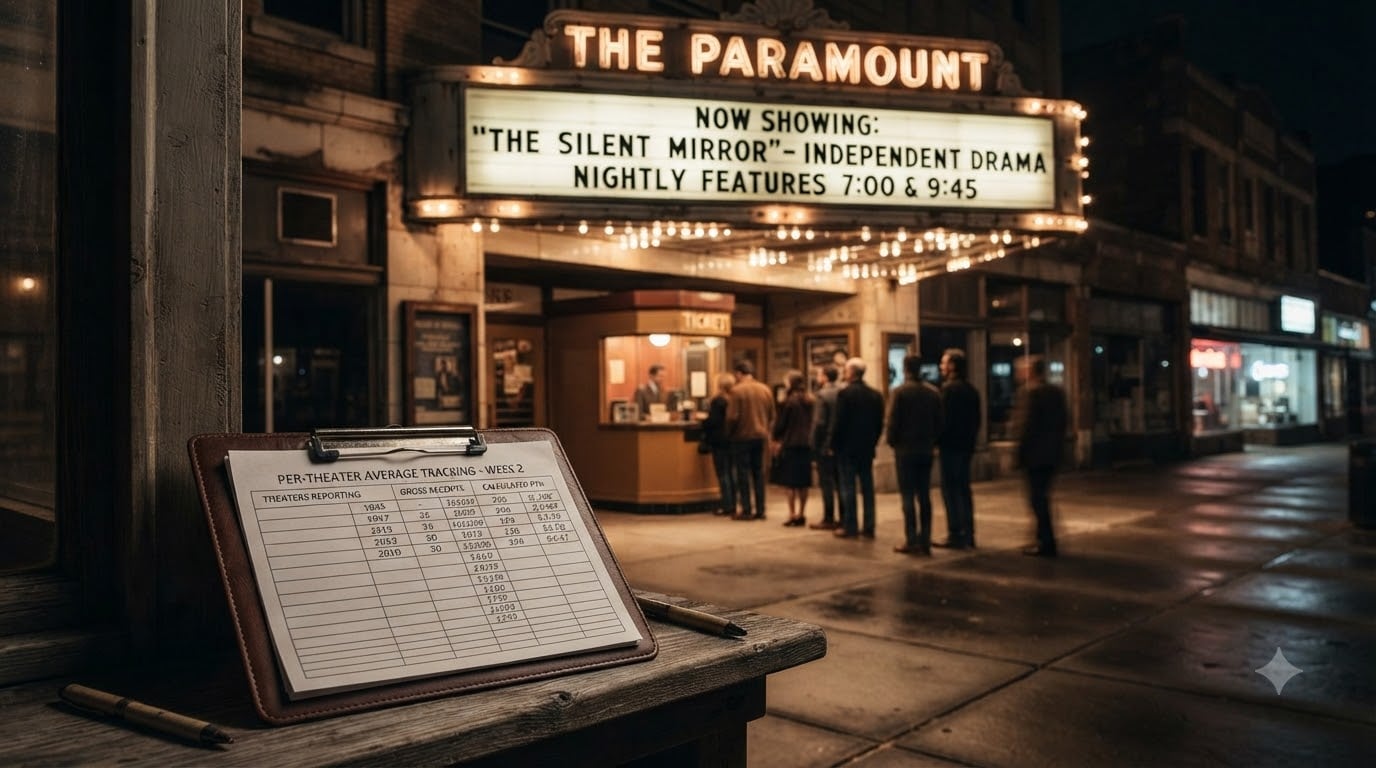 How per-theater average box office decides an indie film's fate