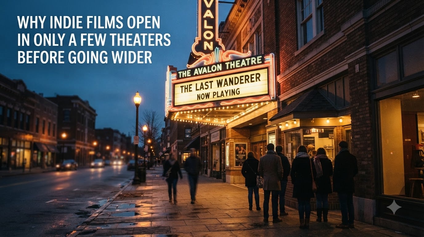 Why indie films open in only a few theaters before going wider