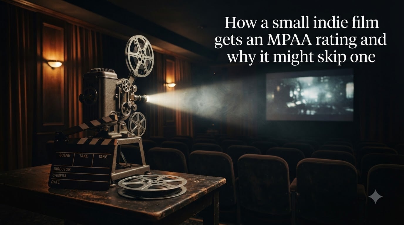 How a small indie film gets an MPAA rating and why it might skip one