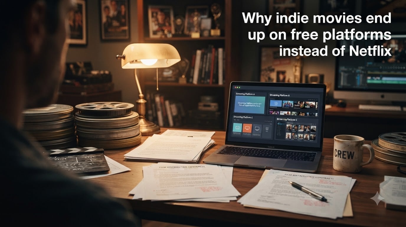 Why indie movies end up on free platforms instead of Netflix