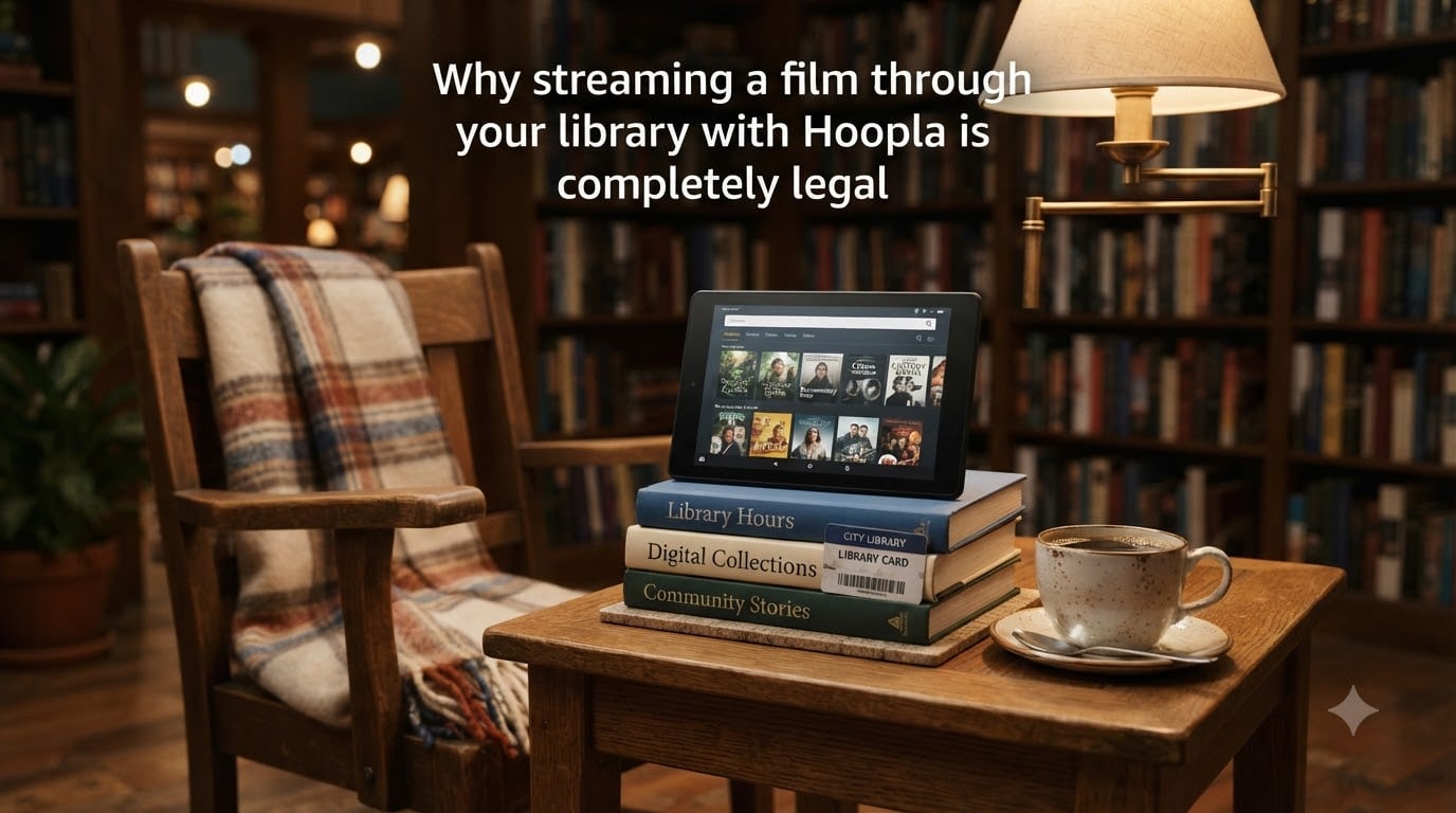 Why streaming a film through your library with Hoopla is completely legal