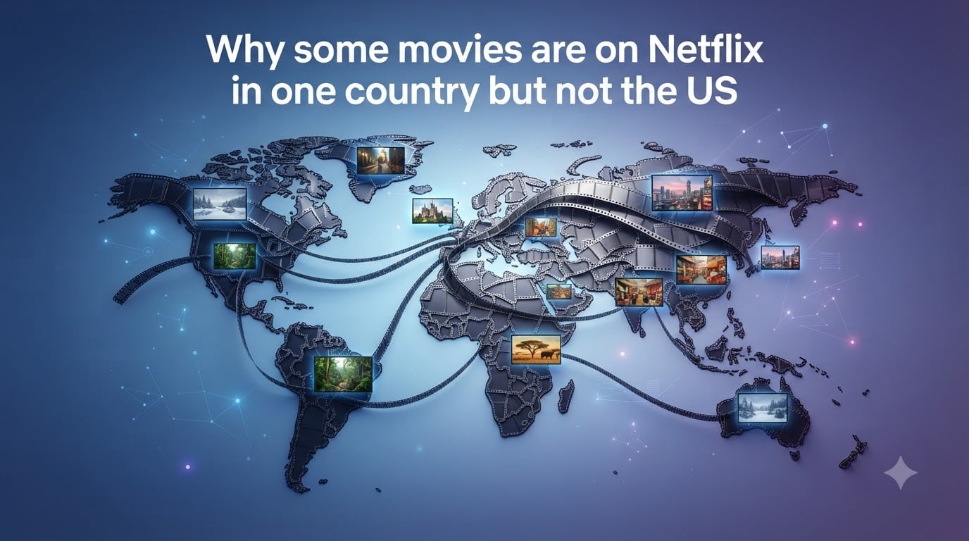 Why some movies are on Netflix in one country but not the US