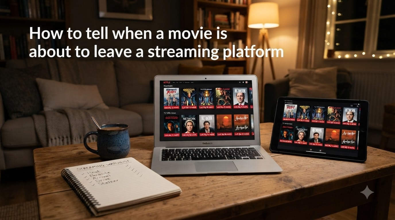 How to tell when a movie is about to leave a streaming platform