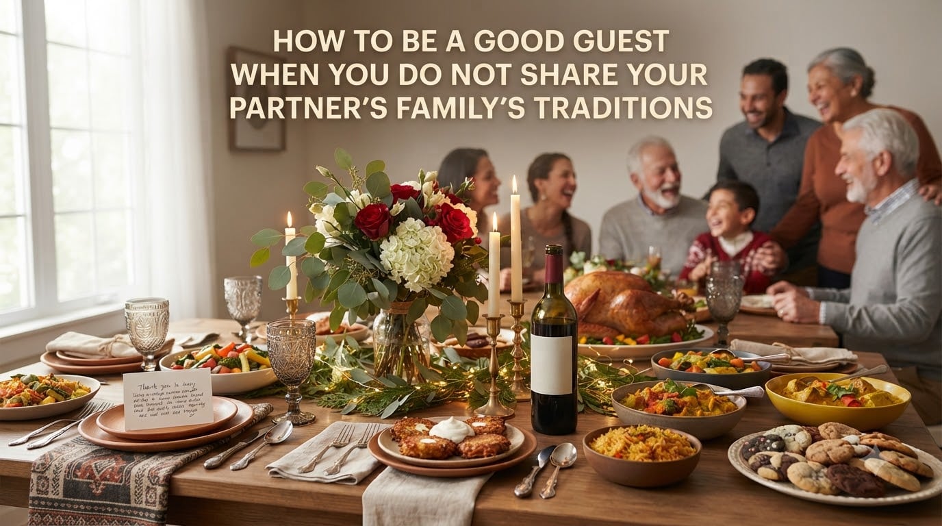 How to be a good guest when you do not share your partner's family's traditions
