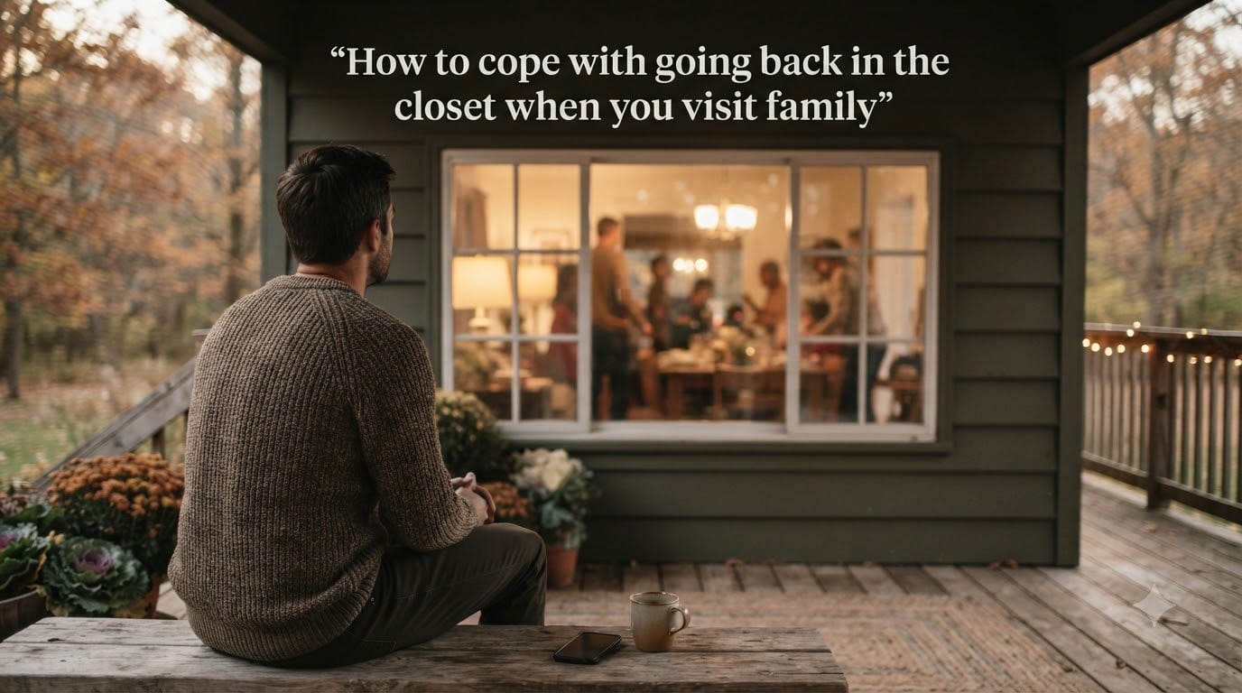 How to cope with going back in the closet when you visit family