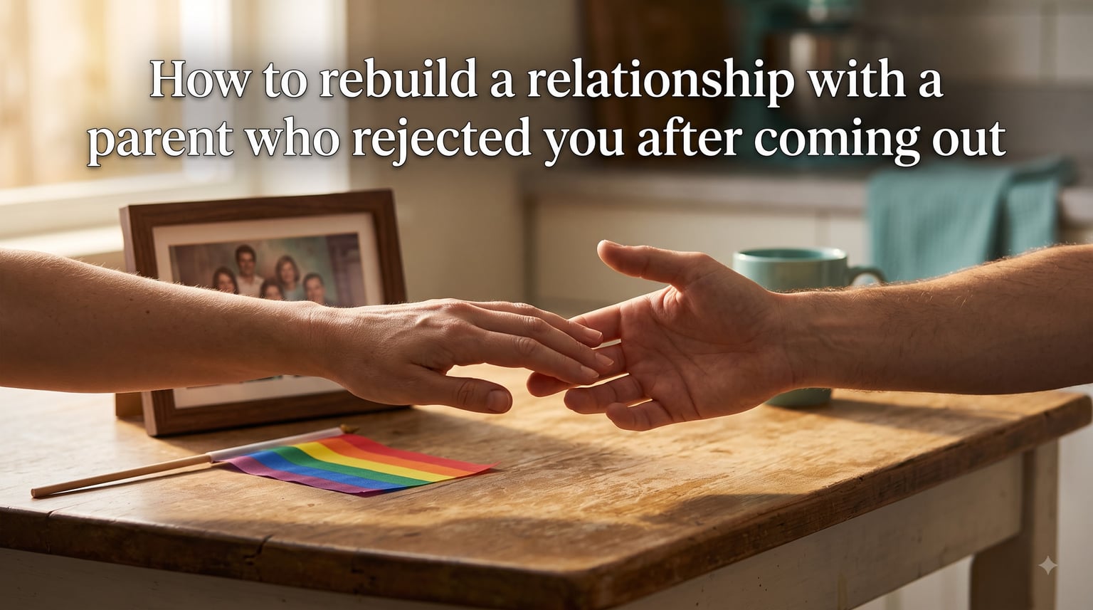 How to rebuild a relationship with a parent who rejected you after coming out