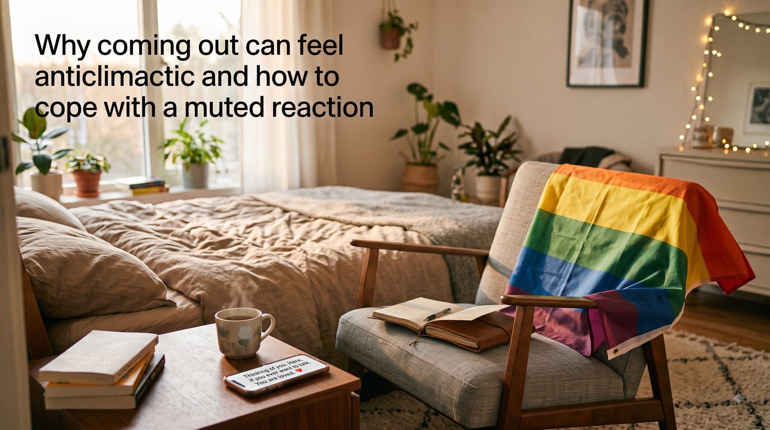 Why coming out can feel anticlimactic and how to cope with a muted reaction