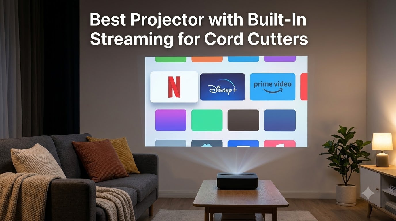 Best Projector with Built-In Streaming for Cord Cutters