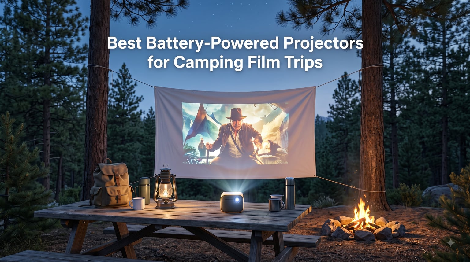Best Battery-Powered Projectors for Camping Film Trips