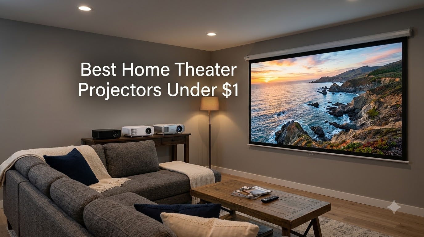 Best Home Theater Projectors Under $1