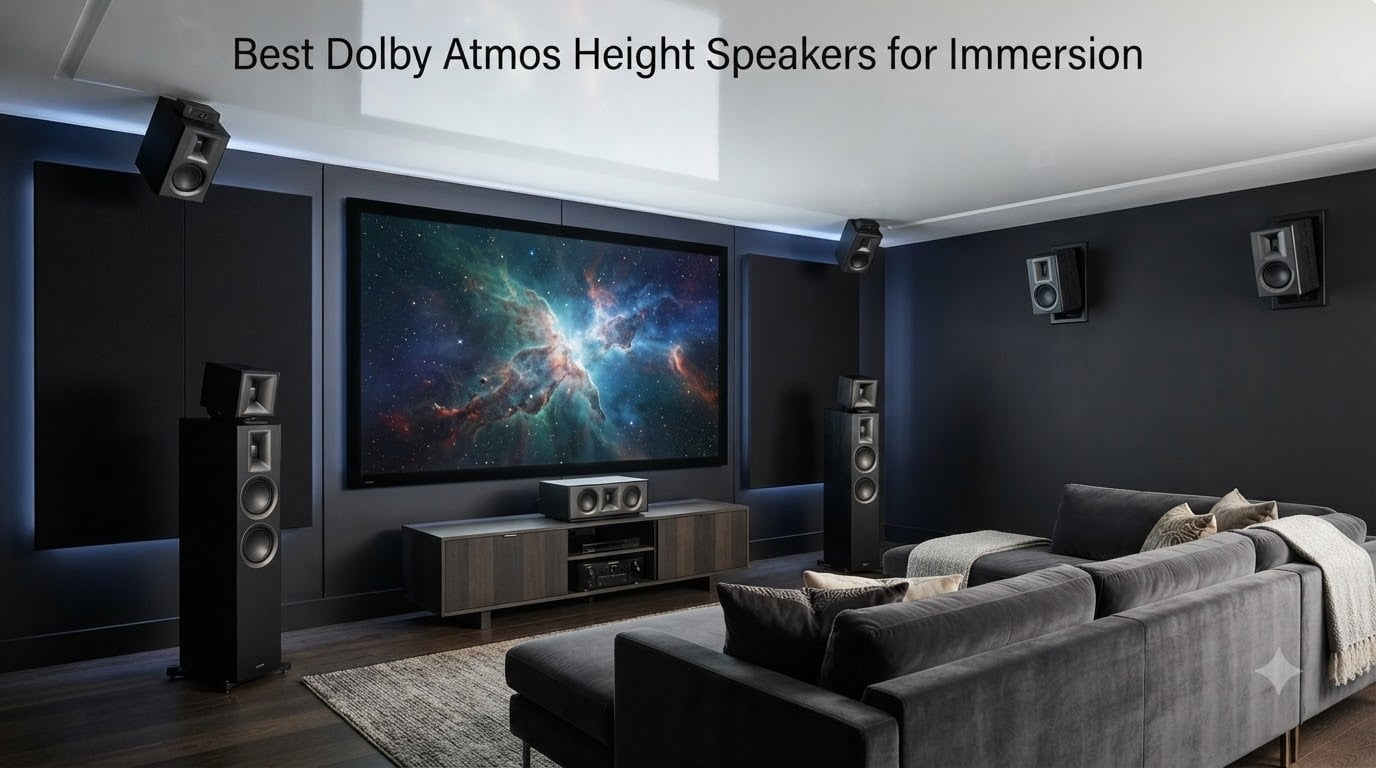 Best Dolby Atmos Height Speakers for Immersion