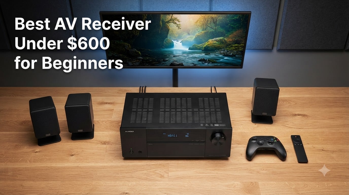 Best AV Receiver Under $600 for Beginners