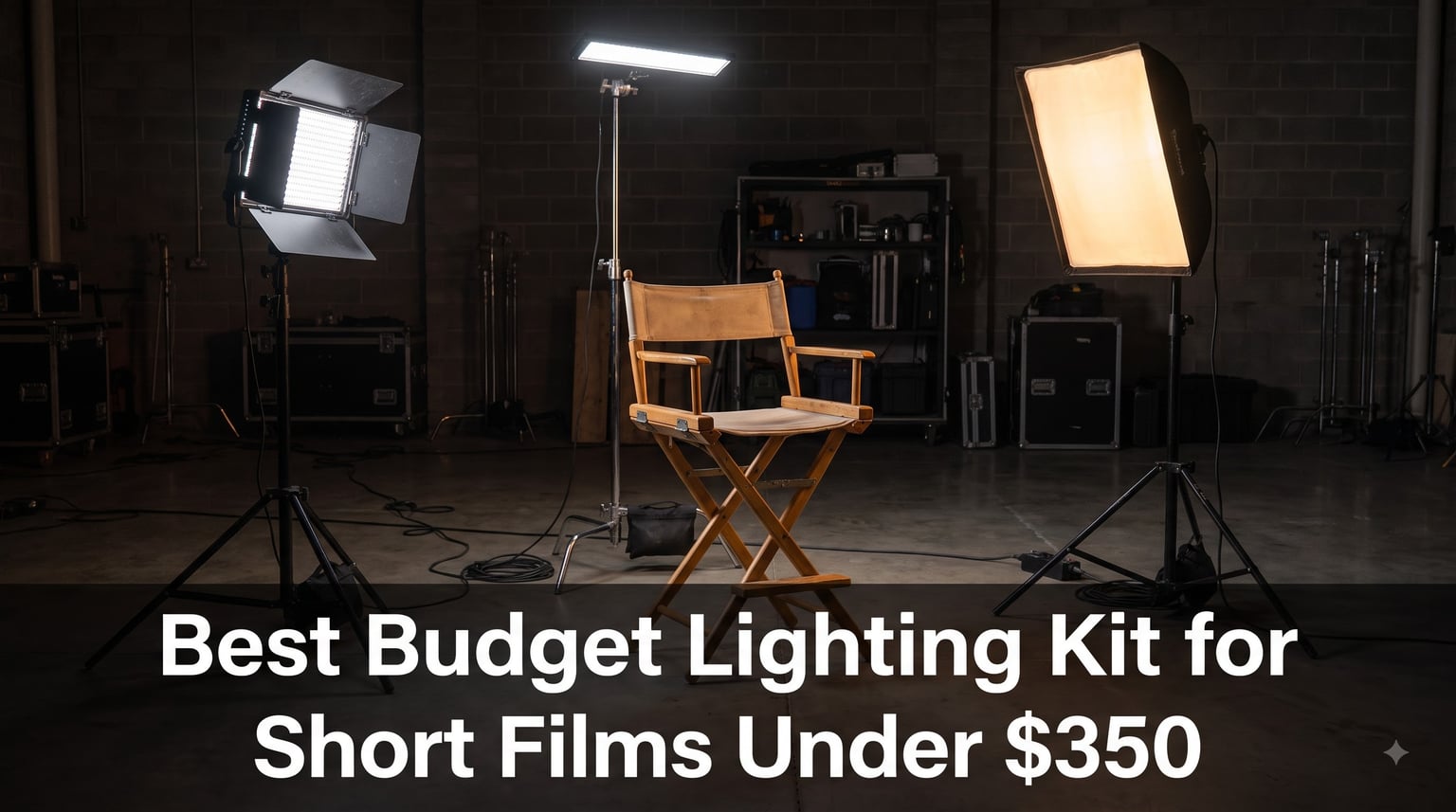 Best Budget Lighting Kit for Short Films Under $350