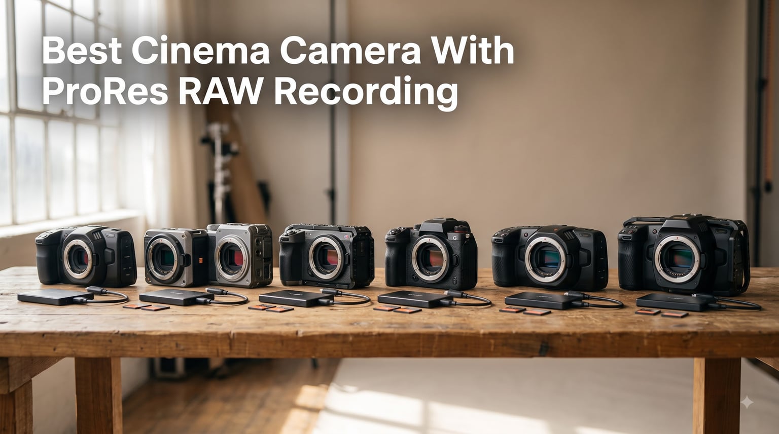 Best Cinema Camera With ProRes RAW Recording