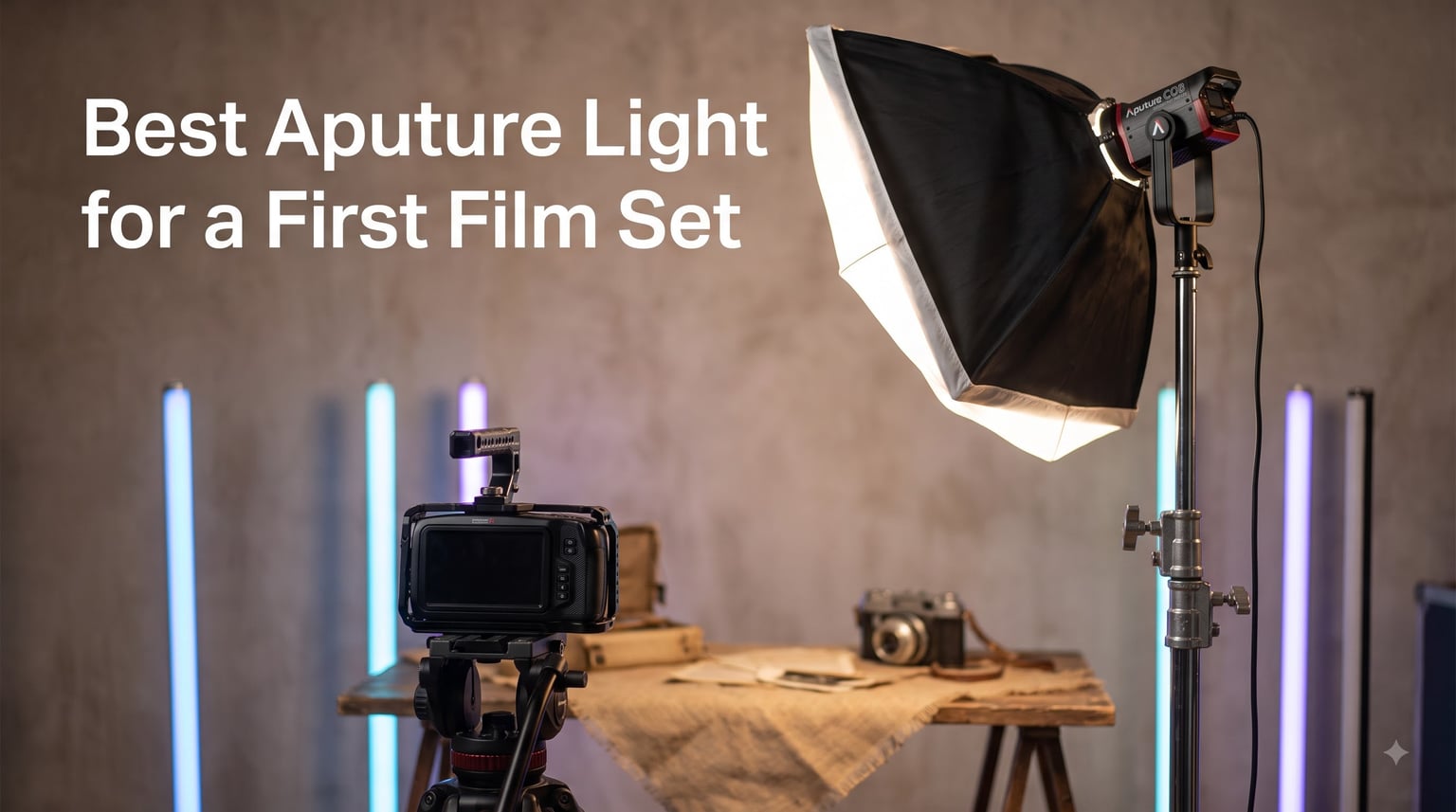 Best Aputure Light for a First Film Set