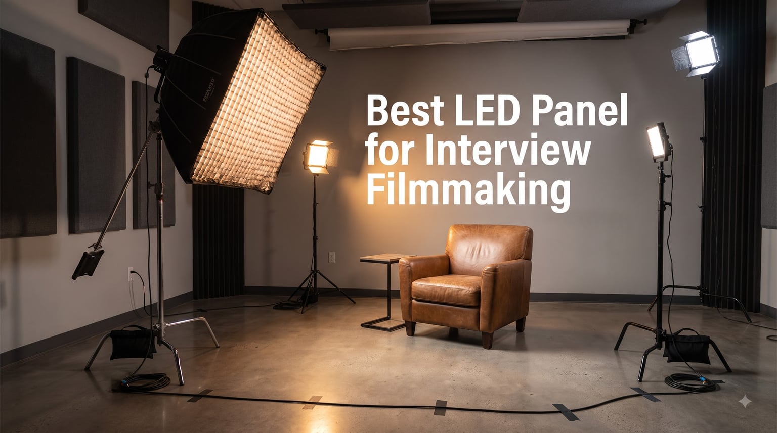 Best LED Panel for Interview Filmmaking