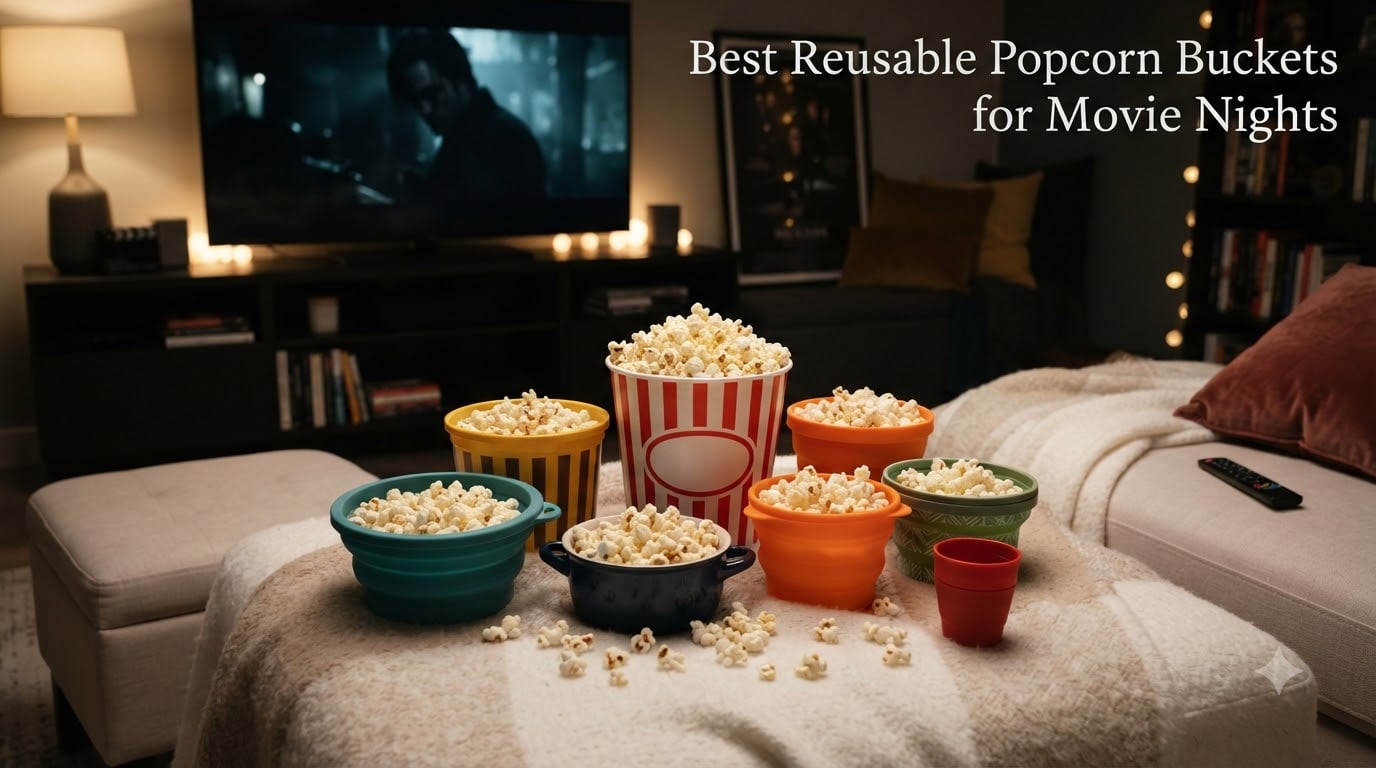 Best Reusable Popcorn Buckets for Movie Nights