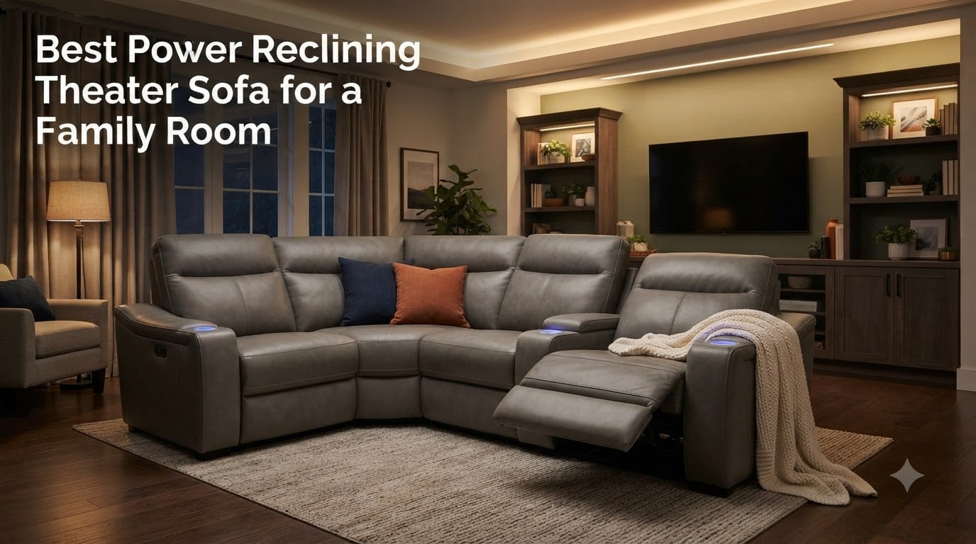 Best Power Reclining Theater Sofa for a Family Room