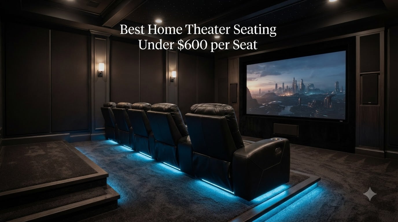 Best Home Theater Seating Under $600 per Seat
