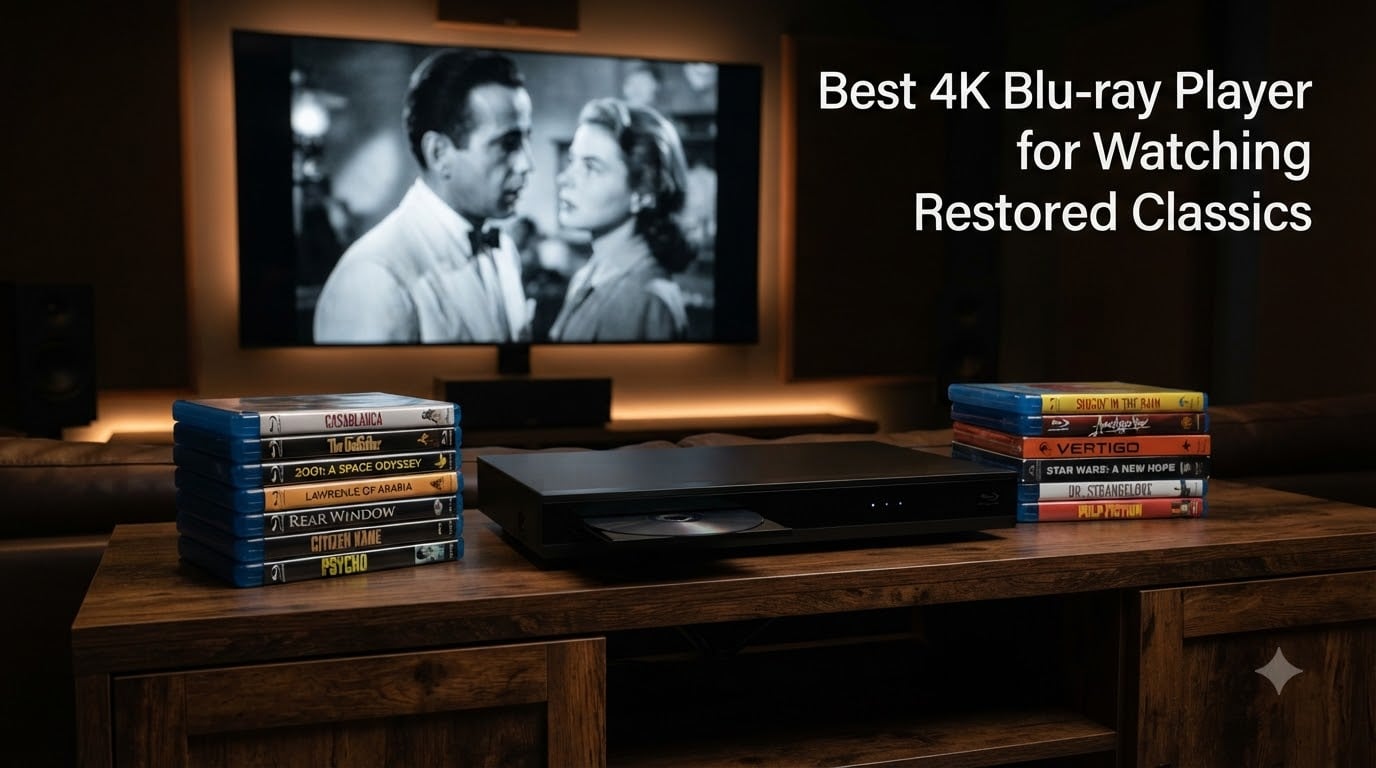 Best 4K Blu-ray Player for Watching Restored Classics