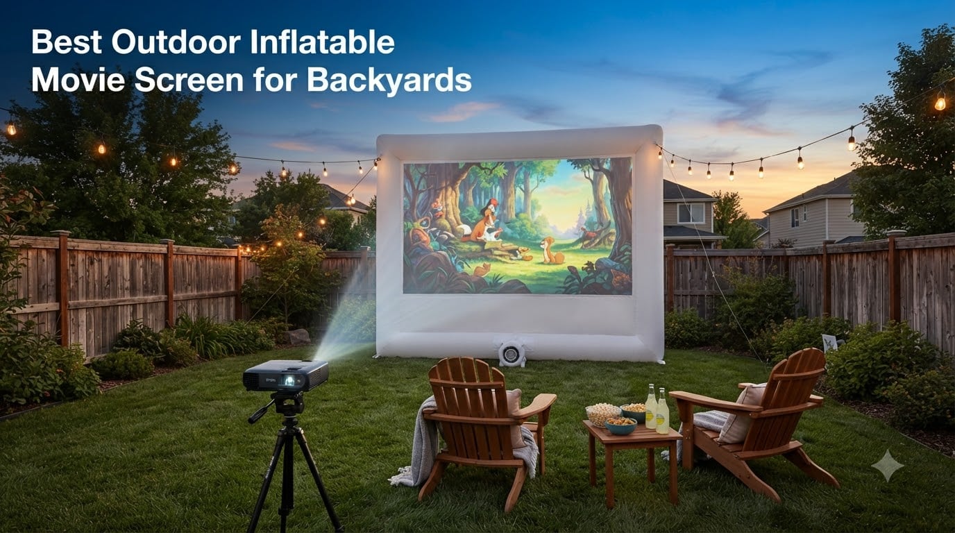 Best Outdoor Inflatable Movie Screen for Backyards