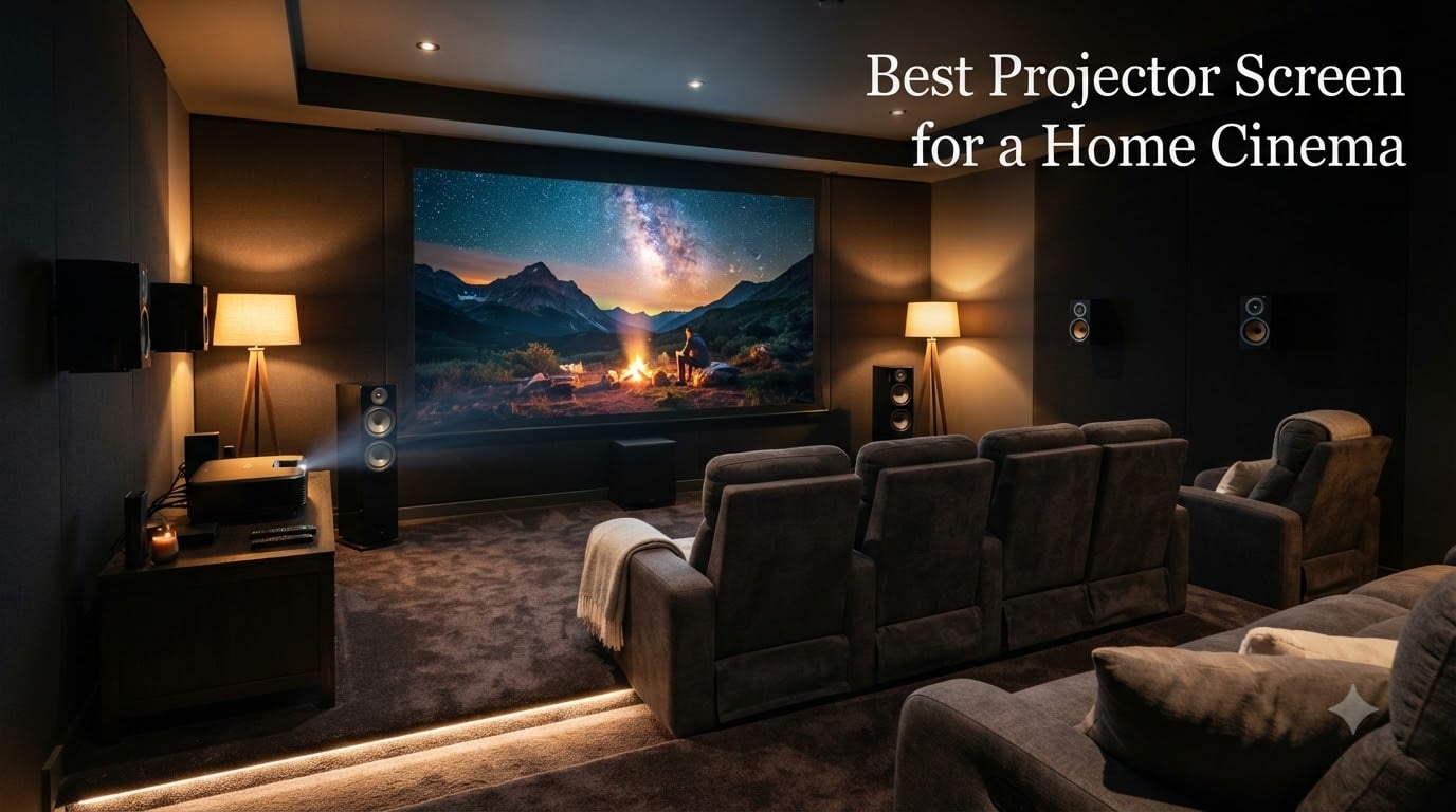 Best Projector Screen for a Home Cinema in 2026