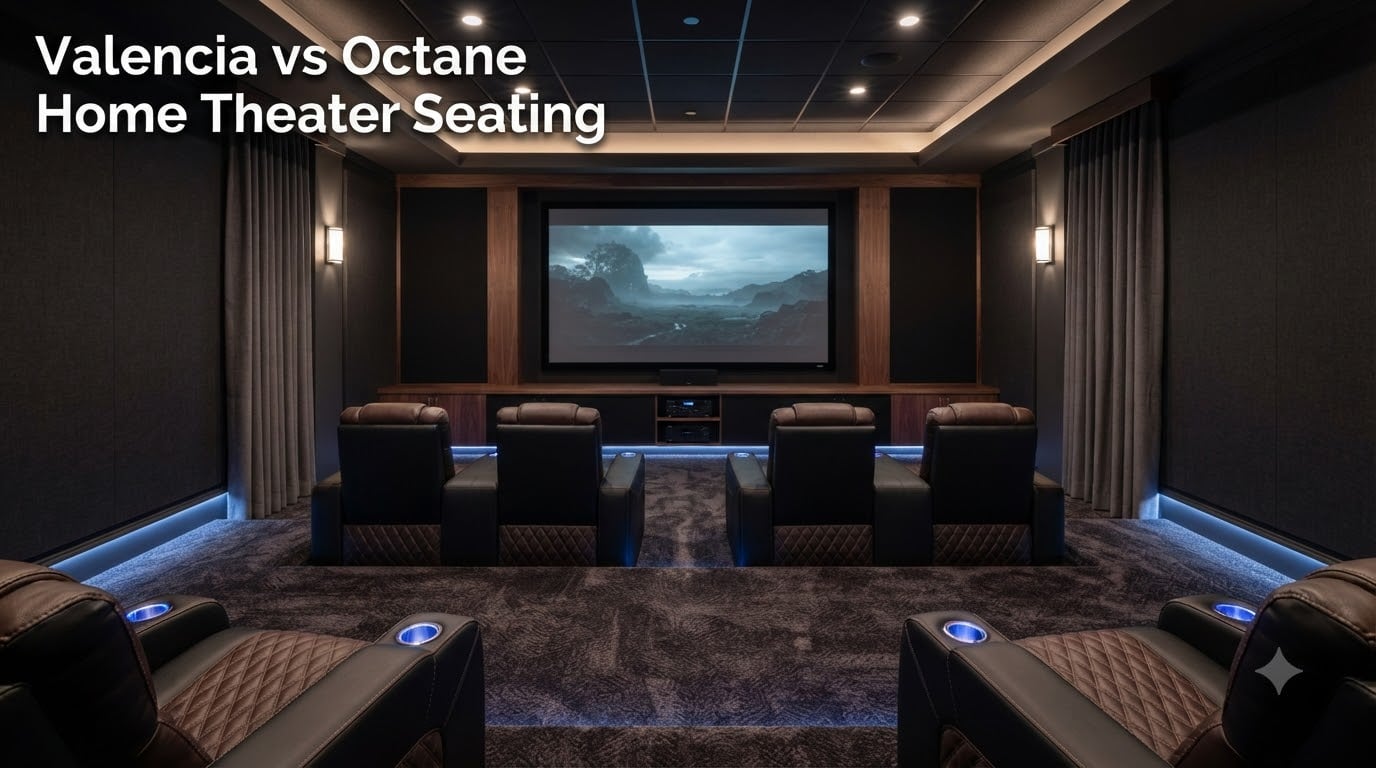 Valencia vs Octane Home Theater Seating