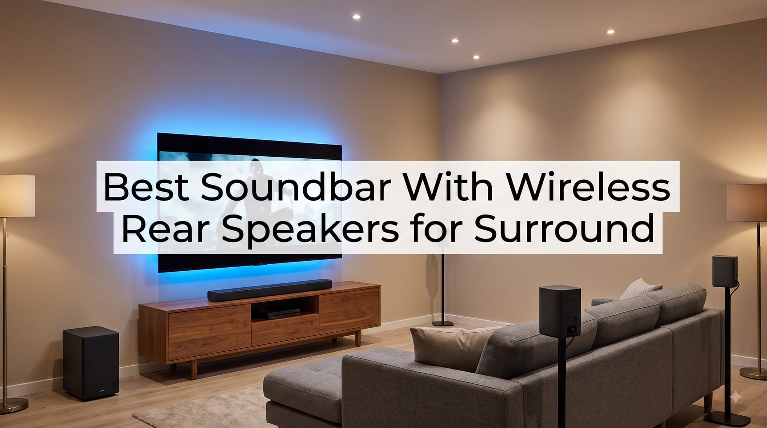 Best Soundbar With Wireless Rear Speakers for Surround