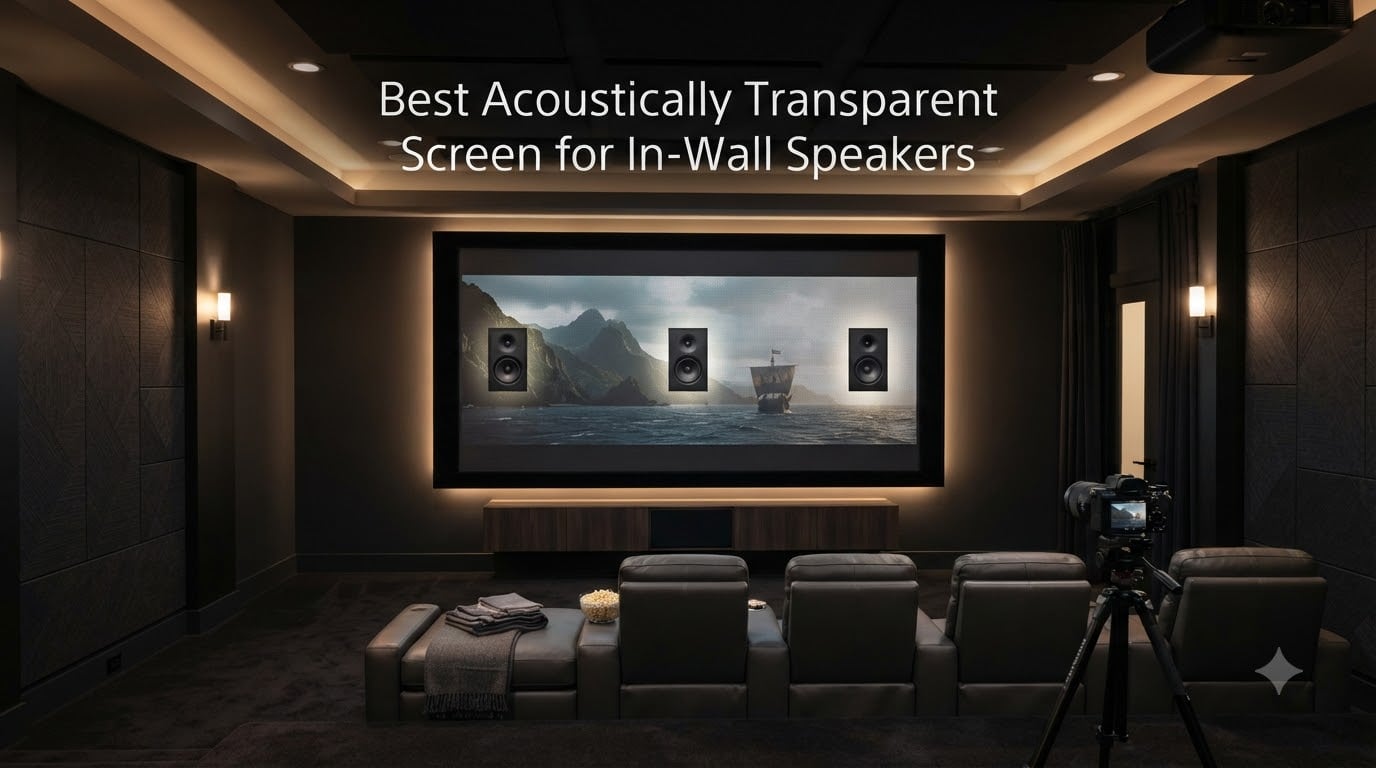 Best Acoustically Transparent Screen for In-Wall Speakers