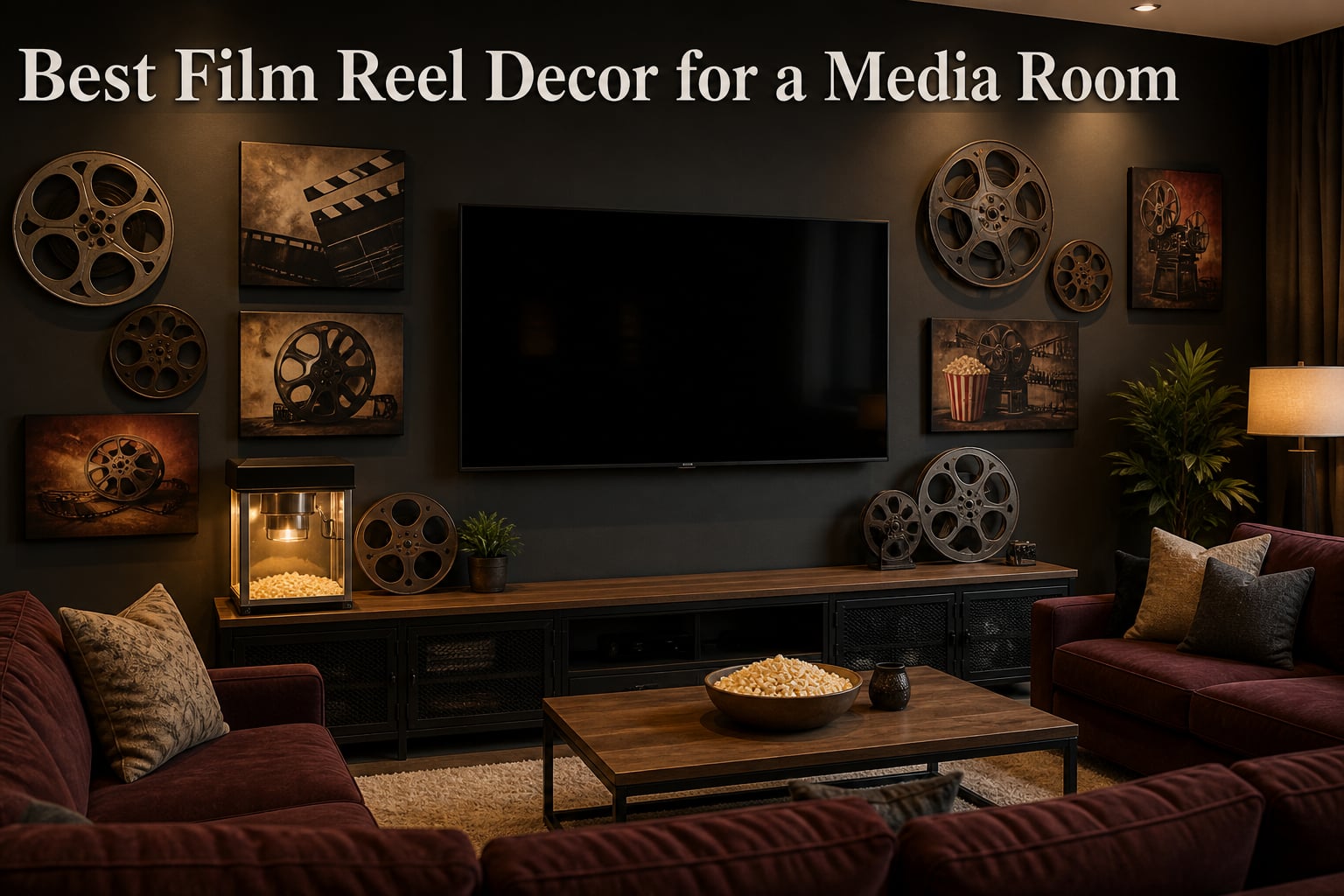 Best Film Reel Decor for a Media Room