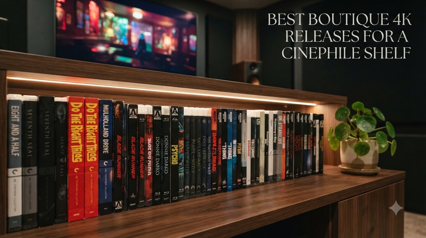 Best Boutique 4K Releases for a Cinephile Shelf