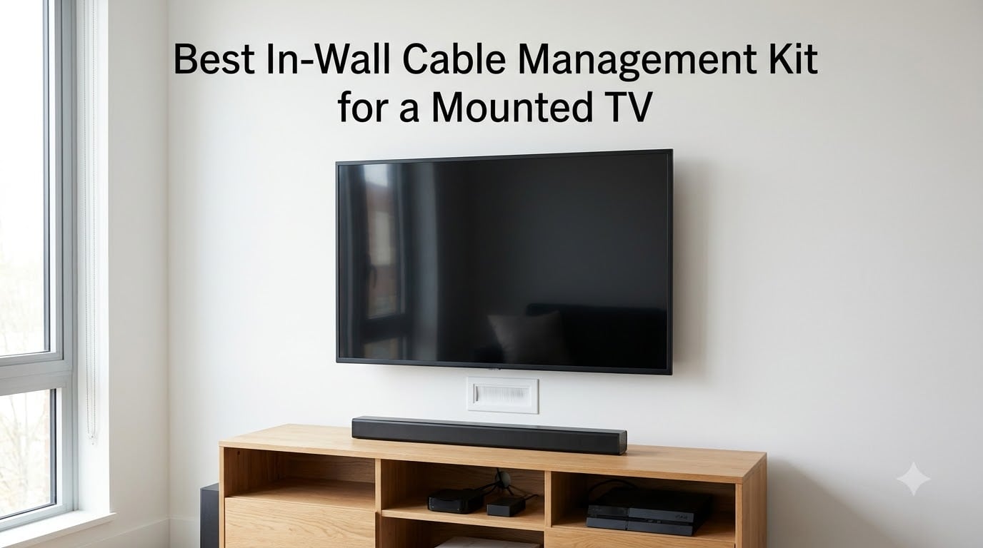 Best In-Wall Cable Management Kit for a Mounted TV