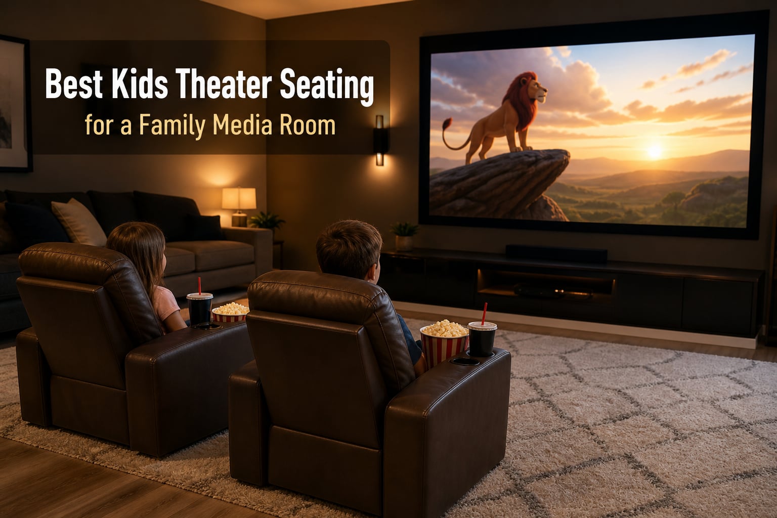 Best Kids Theater Seating for a Family Media Room
