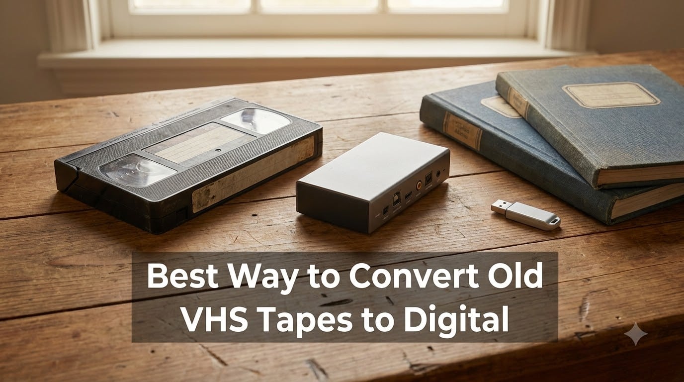 Best Way to Convert Old VHS Tapes to Digital