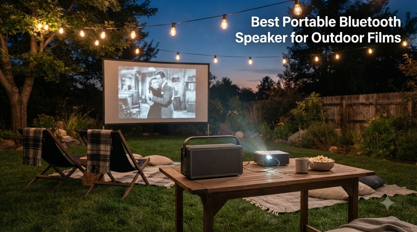 Best Portable Bluetooth Speaker for Outdoor Films
