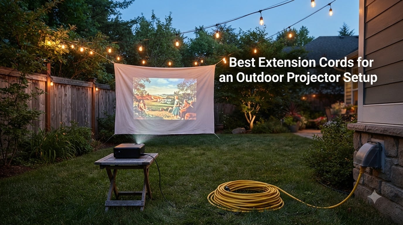Best Extension Cords for an Outdoor Projector Setup