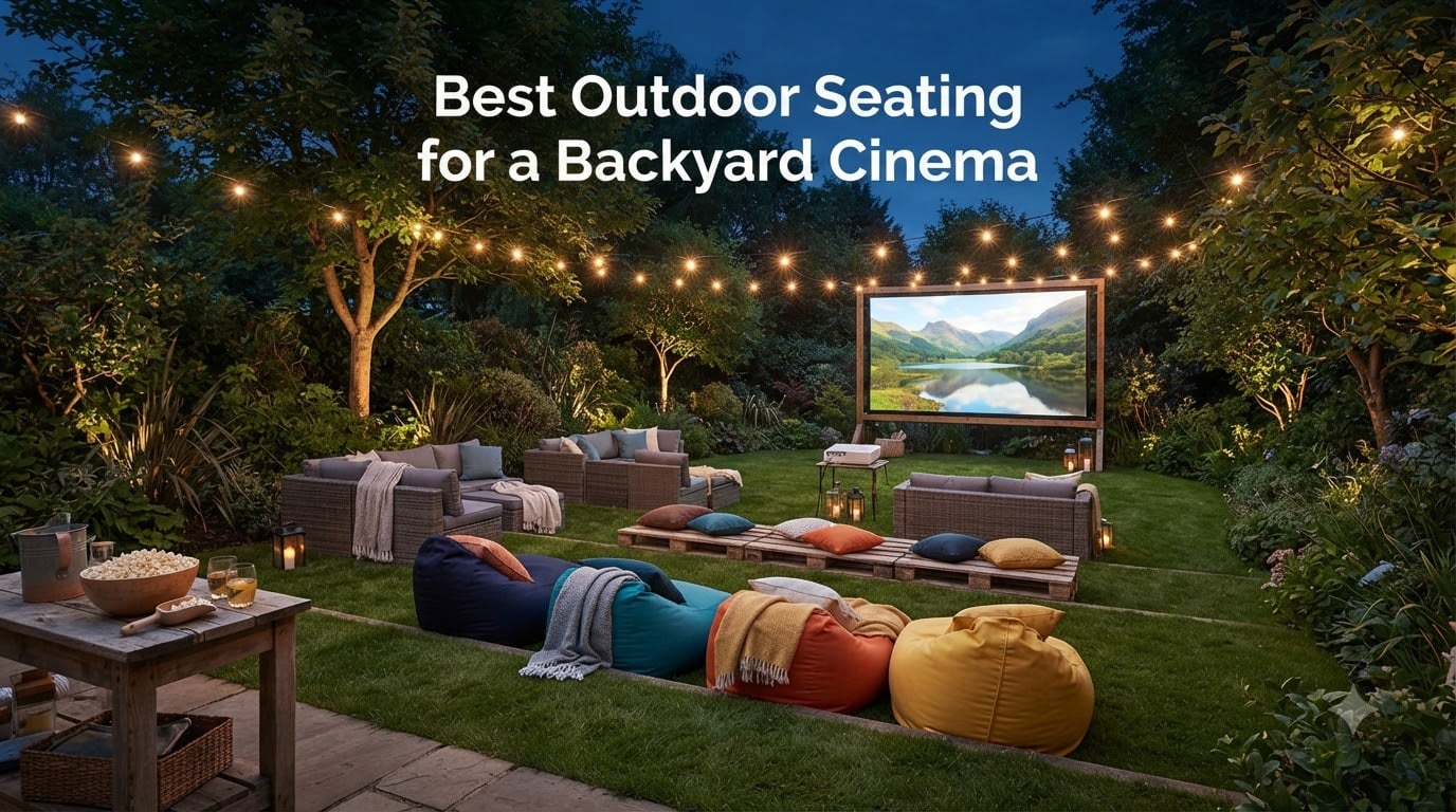 Best Outdoor Seating for a Backyard Cinema