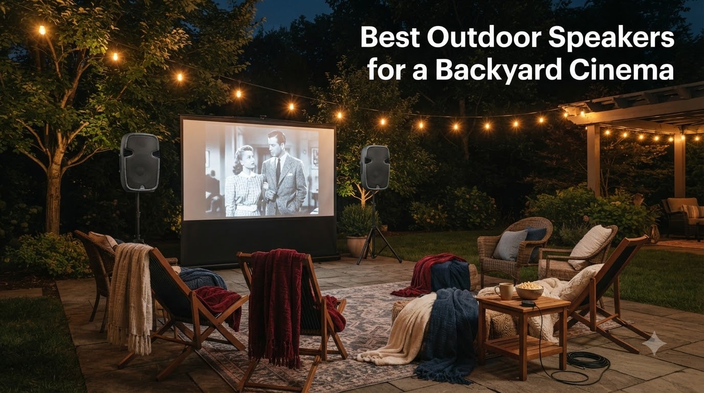 Best Outdoor Speakers for a Backyard Cinema