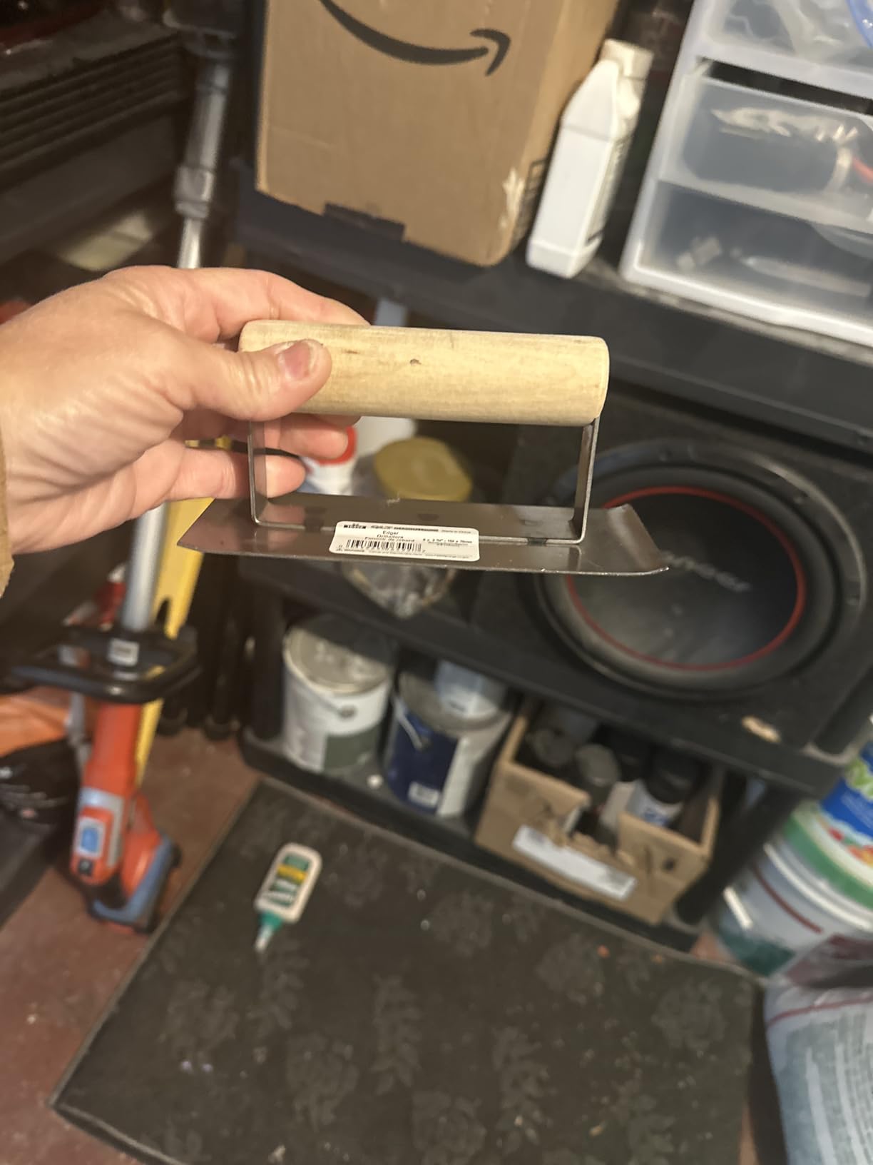 MARSHALLTOWN QLT Curved Concrete Edger, 6 x 2 3/4 Inch, Hand Edger Tool customer photo 2