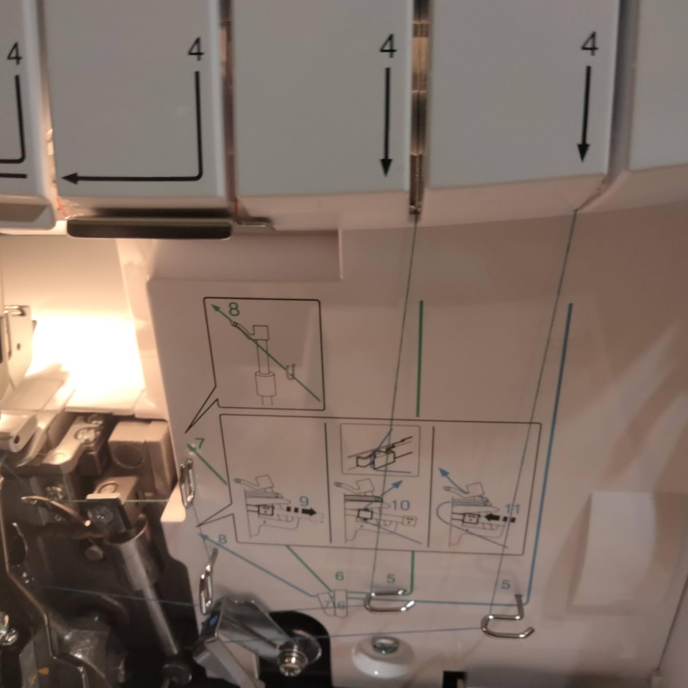 Brother 1034D Serger Overlock Sewing Machine customer photo 2